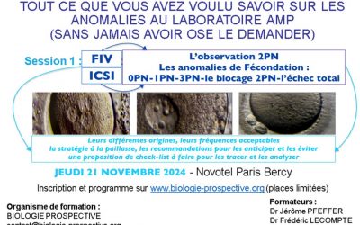 FORMATION : Tout ce que vous avez voulu savoir sur les anomalies au laboratoire AMP (Sans jamais avoir osé le demander)