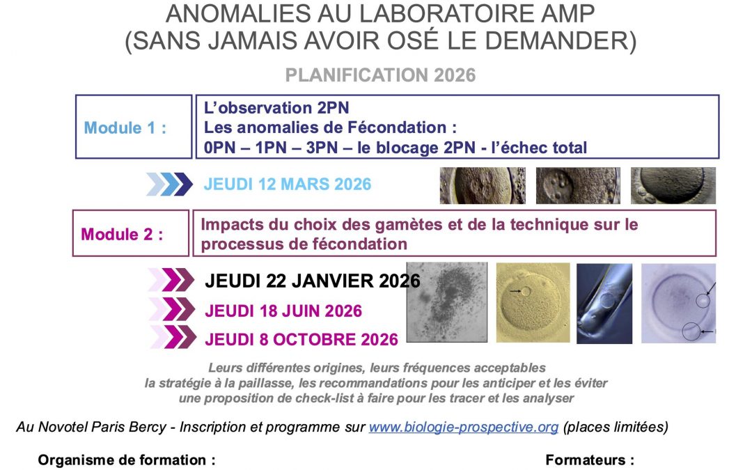 NOUVEAU MODULE 2026 : Tout ce que vous avez voulu savoir sur les anomalies au laboratoire AMP (Sans jamais avoir osé le demander)