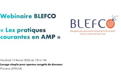 Webinaire BLEFCO « les pratiques courantes en AMP » Vendredi 13 février 2026