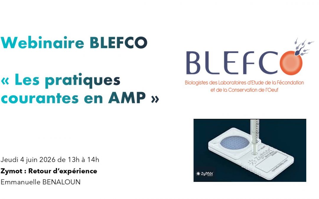 Webinaire BLEFCO – Les pratiques courantes en AMP – Jeudi 4 juin 2026