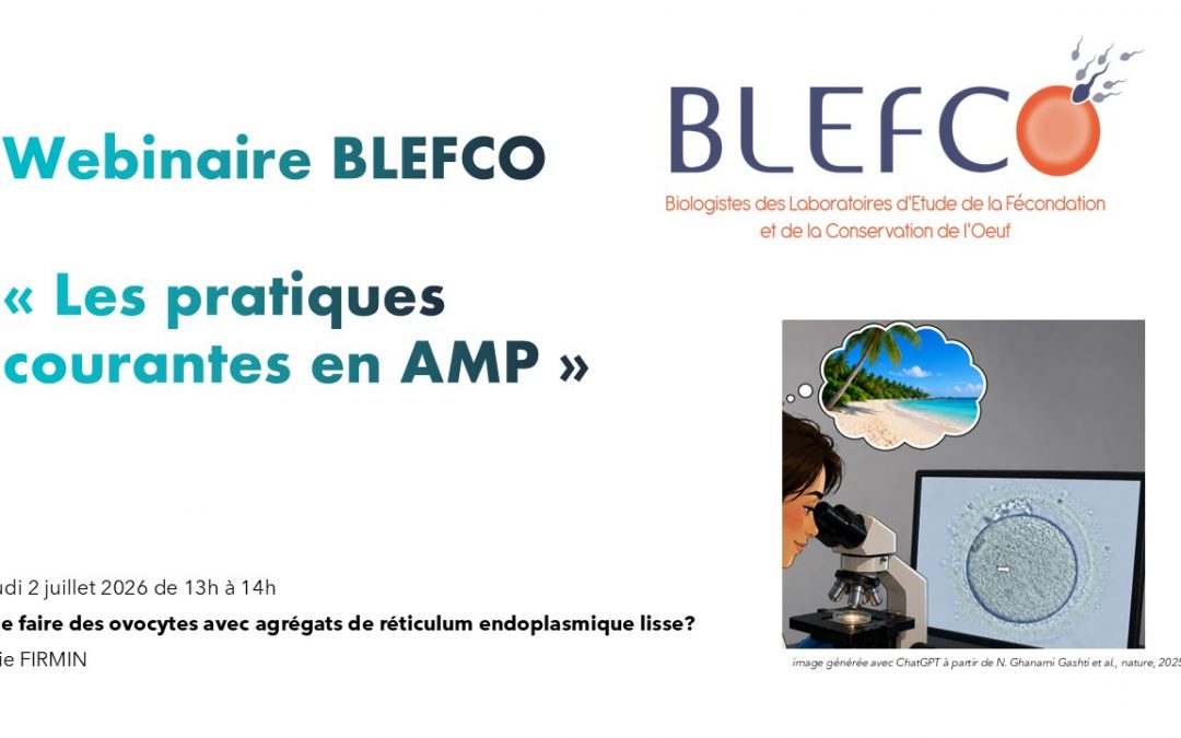 Webinaire BLEFCO – Les pratiques courantes en AMP – Jeudi 2 juillet 2026