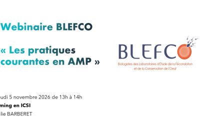 Webinaire BLEFCO – Les pratiques courantes en AMP – Jeudi 5 novembre 2026